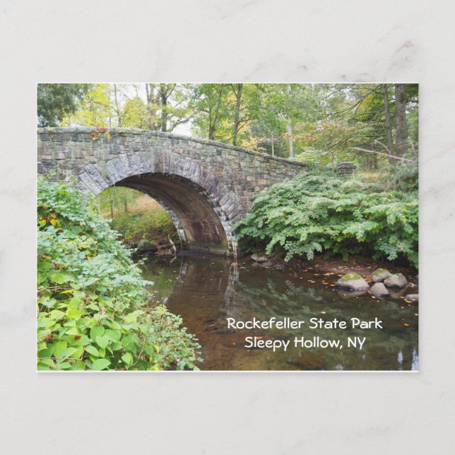 Rockefeller Staat Park in Sleepy Hollow, NY Postkarte (Vorderseite)