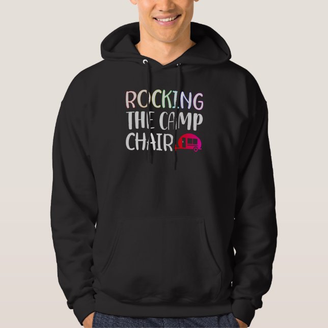 Rocken des Campings für den Campingstuhl für Kinde Hoodie (Vorderseite)