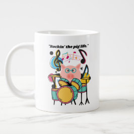 Rocken des Schweins Jumbo-Tasse