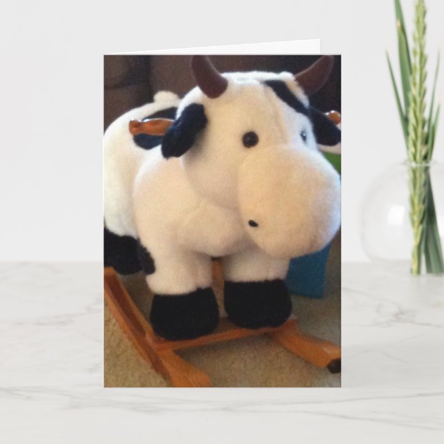 ROCKENKUHE ***1. GEBURTSTAG*** KARTE (Vorderseite)