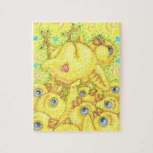 ROCKER BABY CHICK, SPRING MOSH PIT PUZZLE