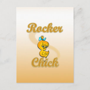 Rocker Chick Postkarte