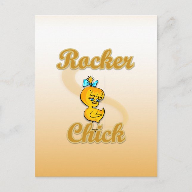 Rocker Chick Postkarte (Vorderseite)