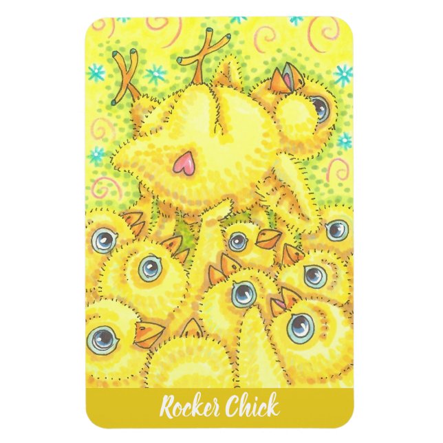 ROCKER CHICK SPRING MOSH PIT MAGNET Anpassen (Vertikal)