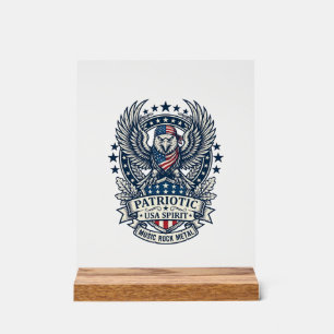 Rocker du bandana patriotique Méta musique Old Glo