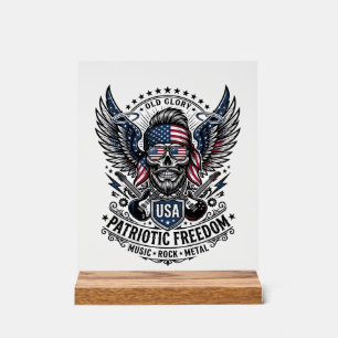 Rocker du bandana patriotique Méta musique Old Glo