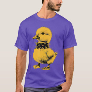 Rocker Duck Punk Metal Rock and Roll Musikoddler B T-Shirt