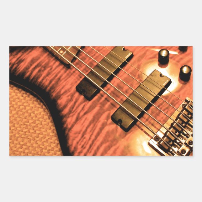 Rocker im Herzen! Rechteckiger Aufkleber (Vorderseite)