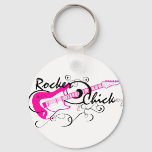 Rocker-Küken Schlüsselanhänger