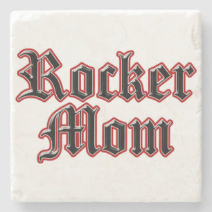 Rocker-Mama Steinuntersetzer