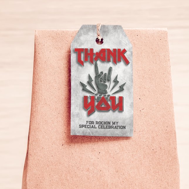 Rocker - Rock Themed Favor-Tag Geschenkanhänger (Von Creator hochgeladen)