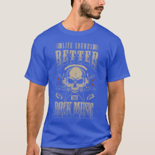 Rocker Rockmusik Musiker Konzert Freunde T-Shirt