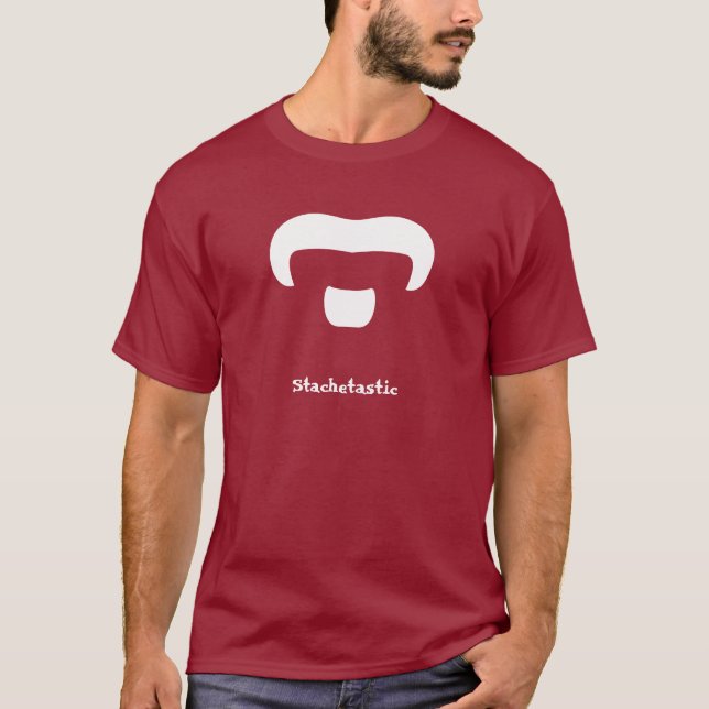 Rocker-Schnurrbart T-Shirt (Vorderseite)