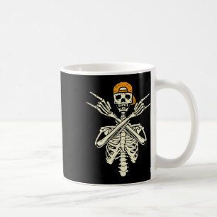 Rocker Skeleton Cap Skater Halloween Hand Rock Gir Kaffeetasse