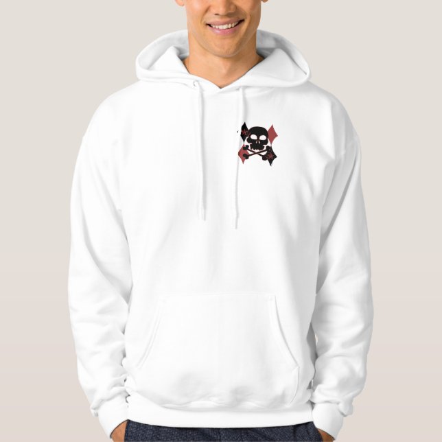 Rocker Skull Hoodie (Vorderseite)