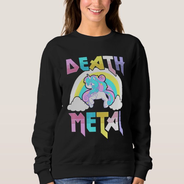 Rocker und Roll Rocker, magisch einhorn, von Todem Sweatshirt (Vorderseite)