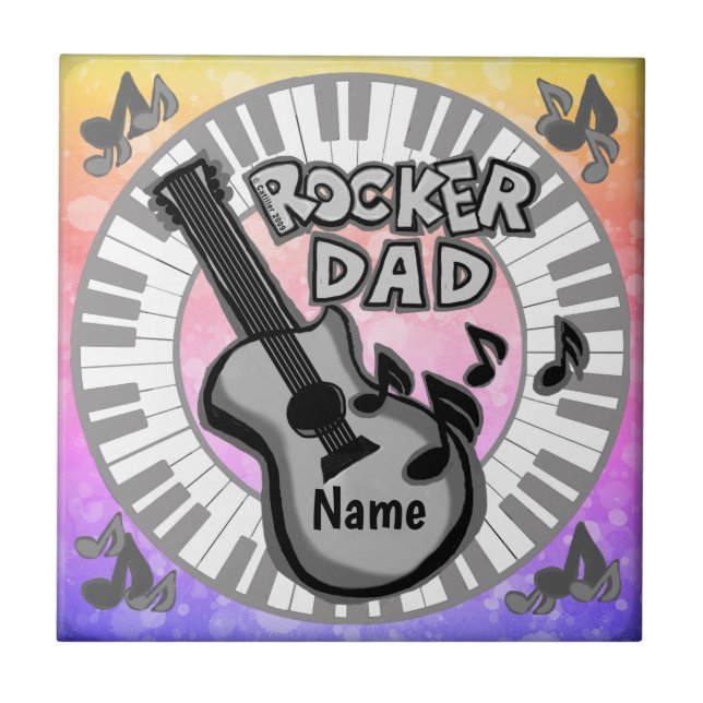 Rocker-Vater Fliese (Vorderseite)