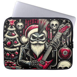 Rocker-Vater Weihnachten Laptopschutzhülle