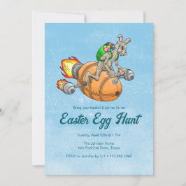 Rocket Bunny's Egg Hunt Einladung