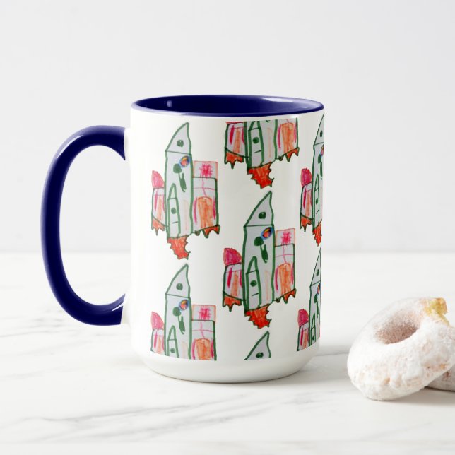 ROCKET café maman tasse (Avec donut)