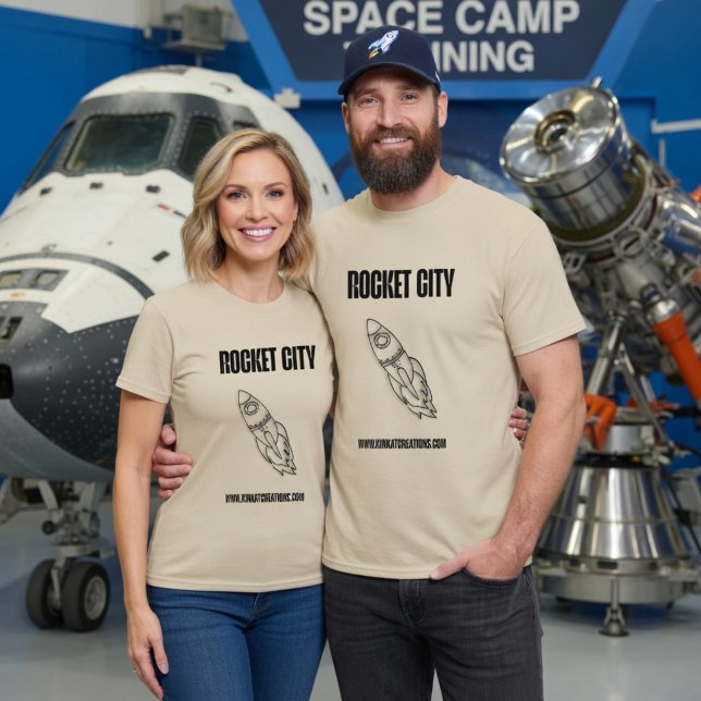 Rocket City Simple T-Shirt (Von Creator hochgeladen)