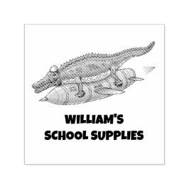 Rocket Crocodile Permastempel