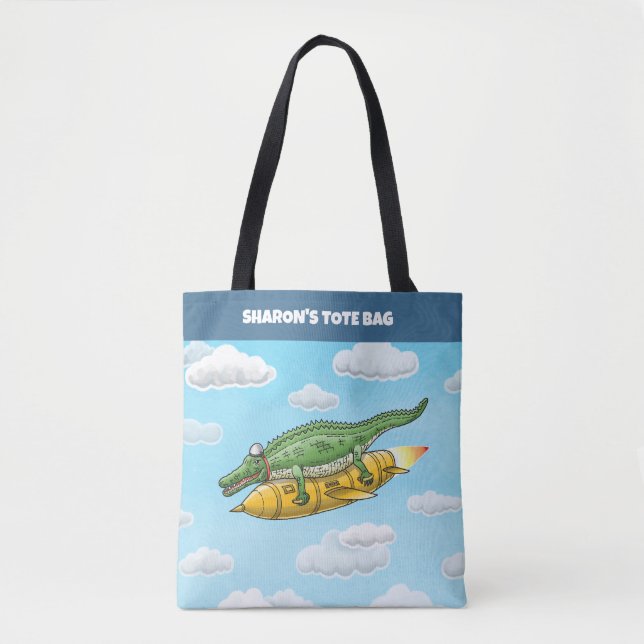 Rocket Crocodile Tasche (Vorderseite)