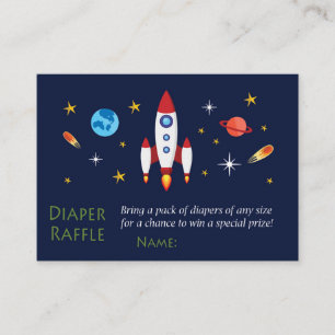 Rocket Diaper Raffelkarten Platzkarte
