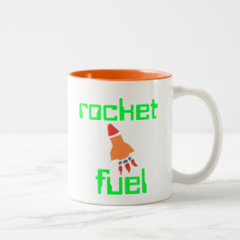 Rocket Fuel Mother's Day Gift Zweifarbige Tasse