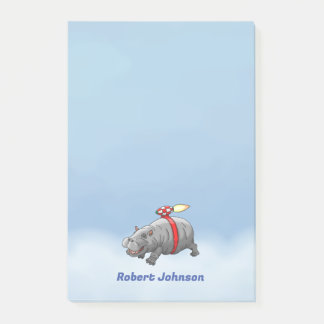 Rocket Hippo Post-it Klebezettel