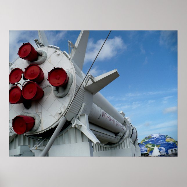 Rocket, Kennedy Space Center, Florida Poster (Vorne)