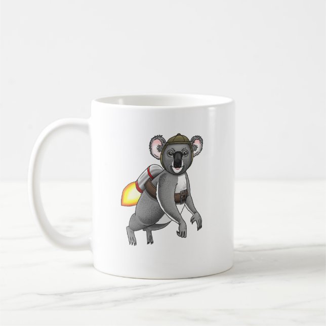 Rocket Koala Kaffeetasse (Links)