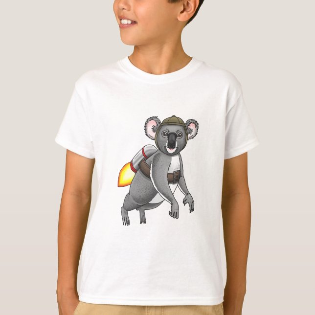 Rocket Koala T-Shirt (Vorderseite)