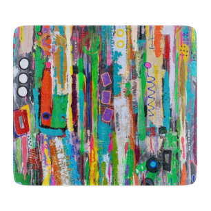 Rocket Man 6 x 7 Déco Planche à découper en verre