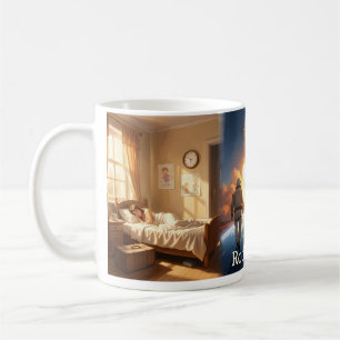 Rocket Man Kindheit Weltraum-Abenteuer-Tasse Kaffeetasse