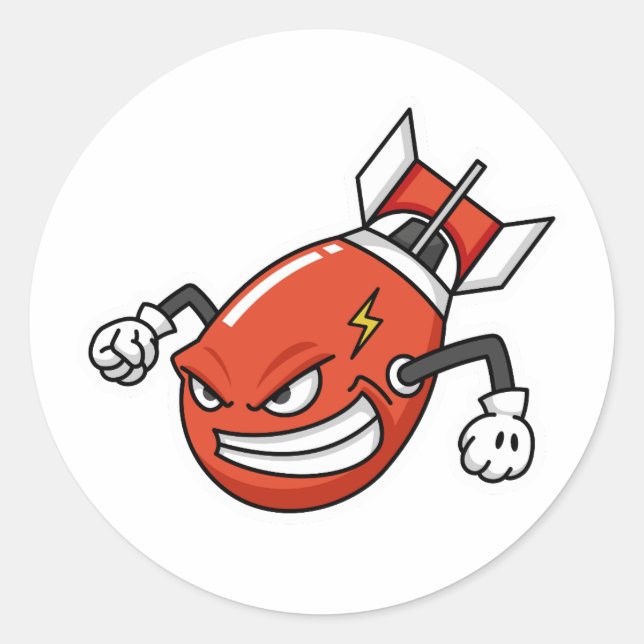 Rocket Missile Sticker (Vorderseite)