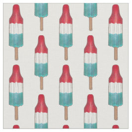 Rocket Pop Popsiv 4. Juli Patriotic Red Blue Stoff