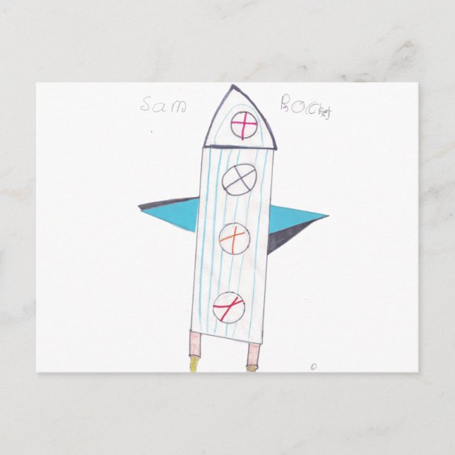 ROCKET POSTKARTE (Vorderseite)
