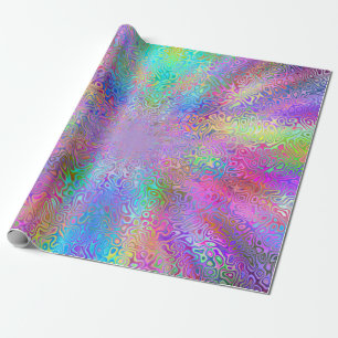 Rocket Rainbow Geschenkpapier