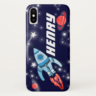 Rocket-Raummarine personalisierter Namensiphone title_seo2