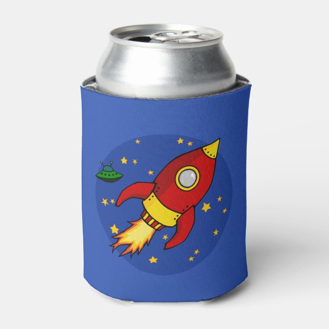Rocket Red Gelb Dose Cooler Dosenkühler (Kanne Vorderseite)