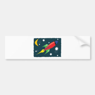 Rocket-Schiff Autoaufkleber