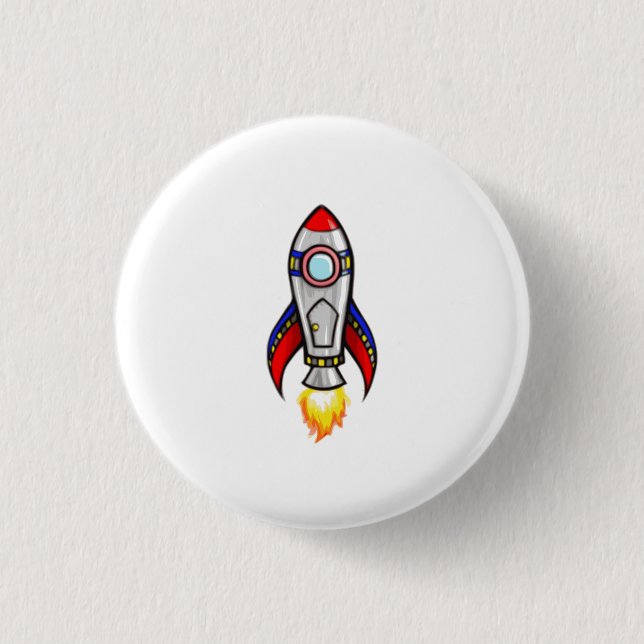 Rocket-Schiff Button (Vorderseite)