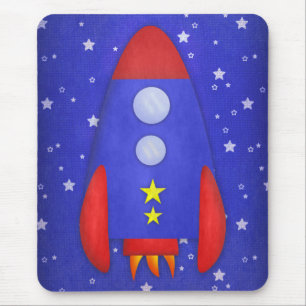 Rocket-Schiff Mousepad