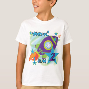 Rocket-Schiffs-2. Geburtstags-T - Shirts und