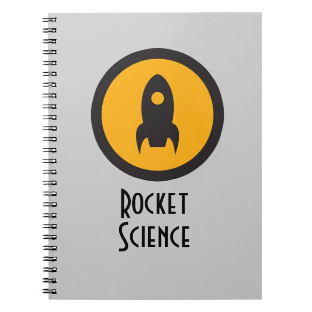 Rocket Science-Notebook Notizblock (Vorderseite)