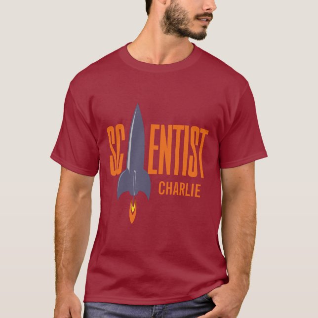 Rocket Scientist individuelle Name Shirts & Jacket (Vorderseite)