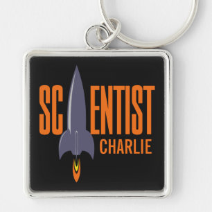 Rocket Scientist, kundenspezifische Schlüsselkette Schlüsselanhänger