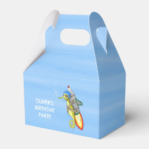 Rocket Seepferdchen Geburtstag Geschenkschachtel
