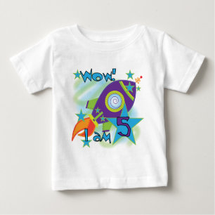 Rocket Ship 5e Anniversaire T-shirts et cadeaux